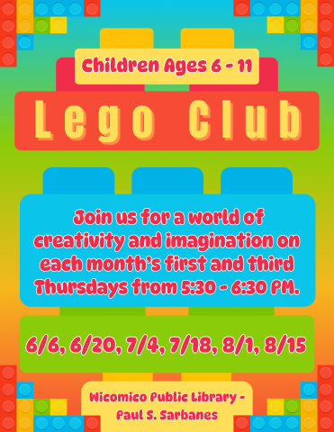 Lego Club Flier