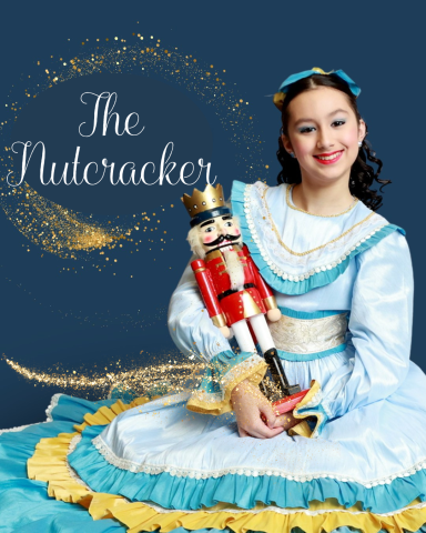 ballerina holding large nutcracker