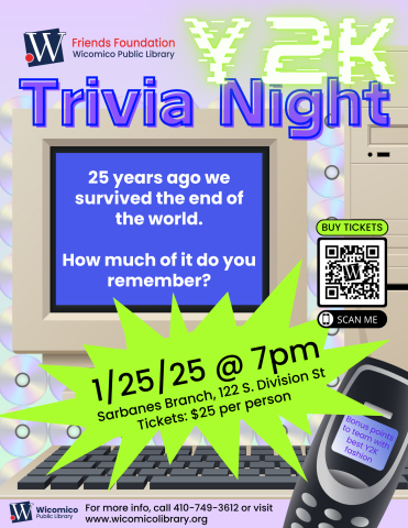 Y2k Trivia Night Flyer