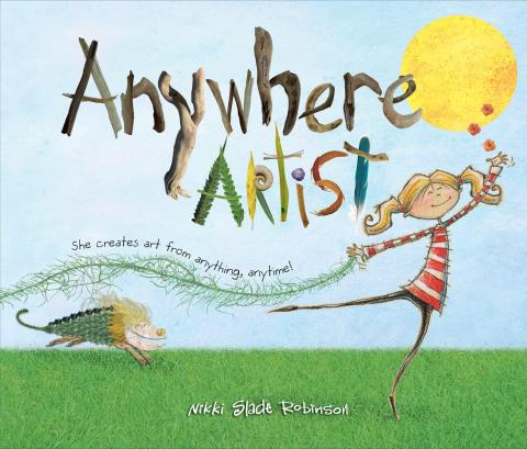 the cover of the book Anywhere Artist