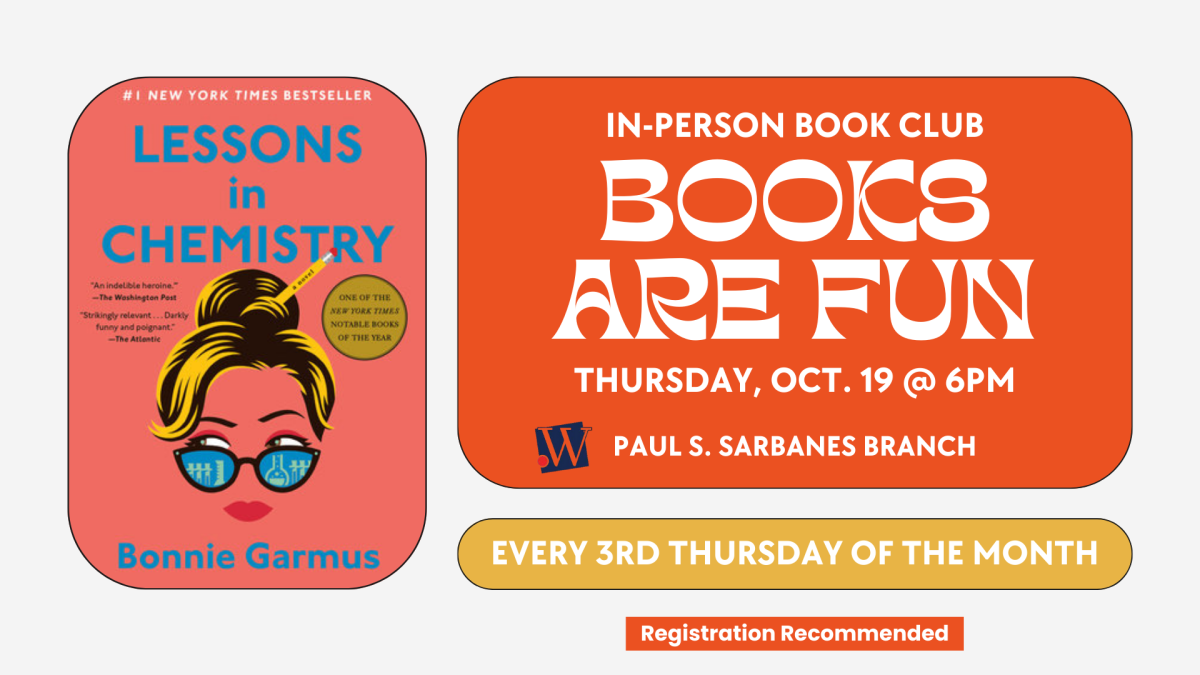 In-Person Book Club: Books Are Fun