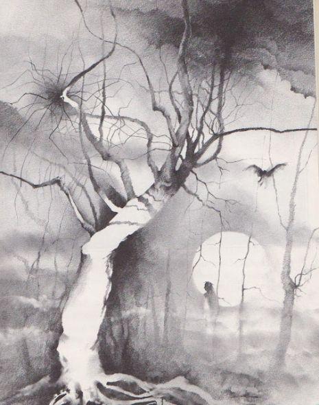 "Scary Stories to Tell in the Dark" book illustration by Stephen Gammell