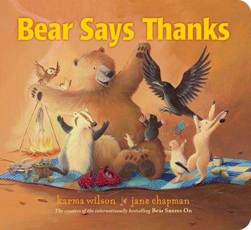 book cover for bear says thanks