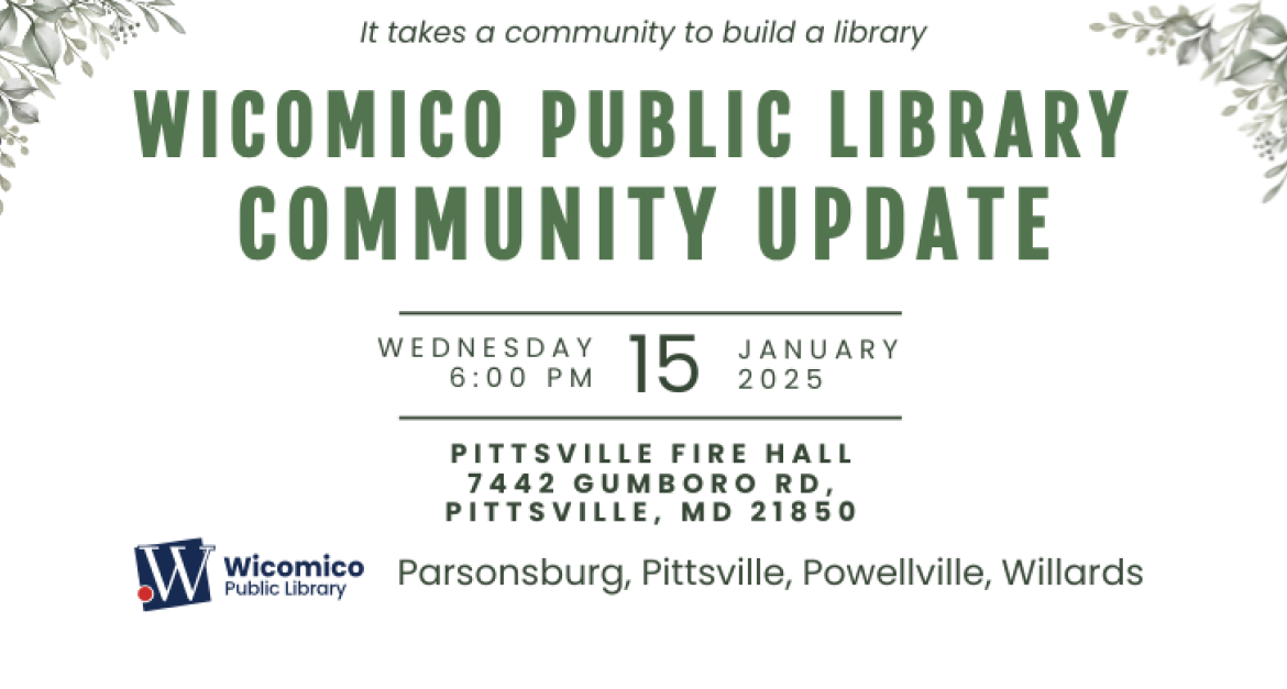 Community Update Invite for East Wicomico